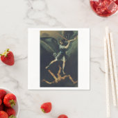 Serviette En Papier Saint Archange Michael bat le diable (En situation)