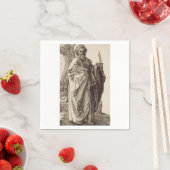 Serviette En Papier Saint Bartholomée l'Apôtre par Albrecht Durer (En situation)