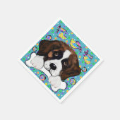 Serviette En Papier Saint-Bernard (Coin)