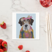 Serviette En Papier Saint-Bernard Hippie (En situation)