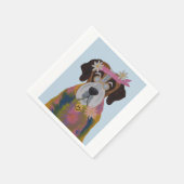 Serviette En Papier Saint-Bernard Hippie (Coin)