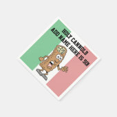 Serviette En Papier Saint Cannoli Quelqu'Un Est 50 Drôle Napkin Italie (Coin)
