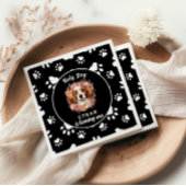 Serviette En Papier Saint Chien, je suis un | Chien fille 1er annivers