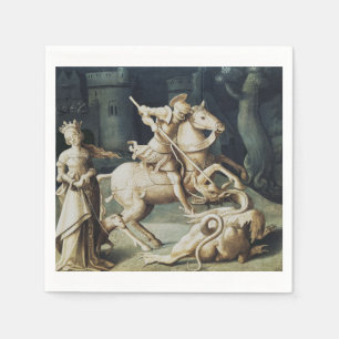Serviette En Papier Saint Georges et le Dragon Grand Martyr