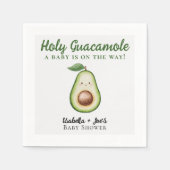 Serviette En Papier Saint-Guacamole Baby shower drôle (Devant)