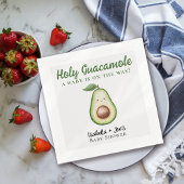 Serviette En Papier Saint-Guacamole Baby shower drôle