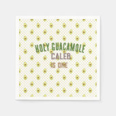 Serviette En Papier Saint-Guacamole Fiesta Avocado 1er anniversaire (Devant)