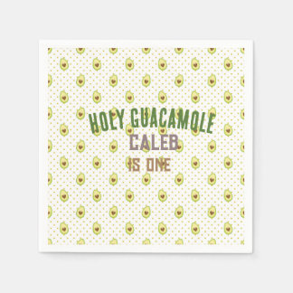 Serviette En Papier Saint-Guacamole Fiesta Avocado 1er anniversaire