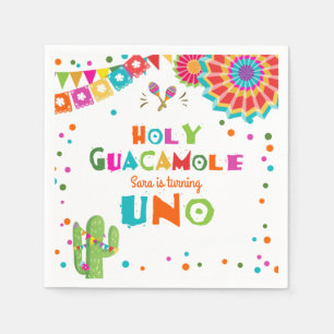 Serviette En Papier Saint Guacamole Fiesta Papier Napkin Cactus mexica