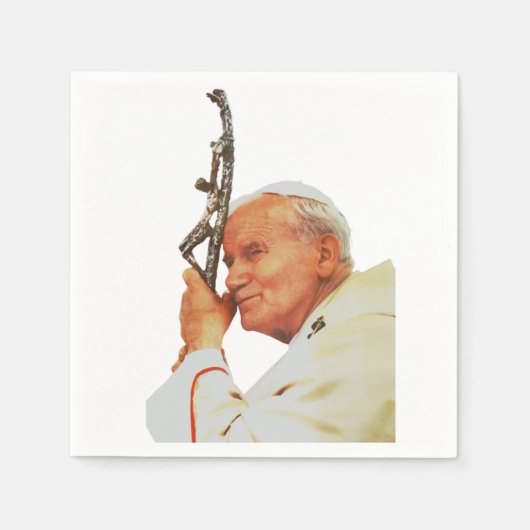 Serviette En Papier Saint-Jean-Paul II (Devant)