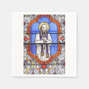 Serviette En Papier Saint Jean Vianney Guide de l'Âme Premium Impressi