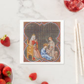 Serviette En Papier Saint-Louis IX de France (En situation)