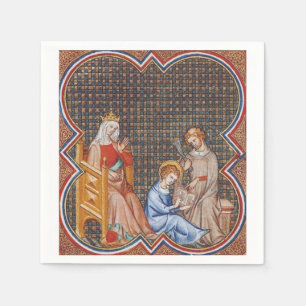 Serviette En Papier Saint-Louis IX de France