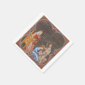 Serviette En Papier Saint-Louis IX de France (Coin)