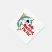 Serviette En Papier Saint Mackerel I'm 70 70th Party Napkins (Coin)