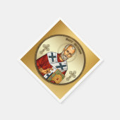 Serviette En Papier Saint Nicholas (Coin)