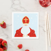 Serviette En Papier Saint Nicolas (En situation)