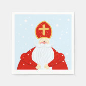 Serviette En Papier Saint Nicolas (Devant)
