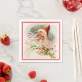 Serviette En Papier Saint-Nicolas (En situation)