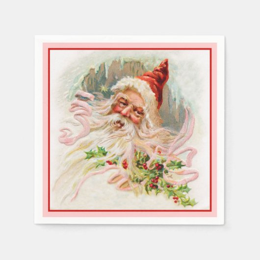 Serviette En Papier Saint-Nicolas (Devant)