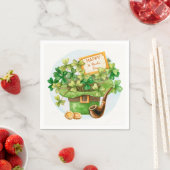 Serviette En Papier Saint Patrick (En situation)