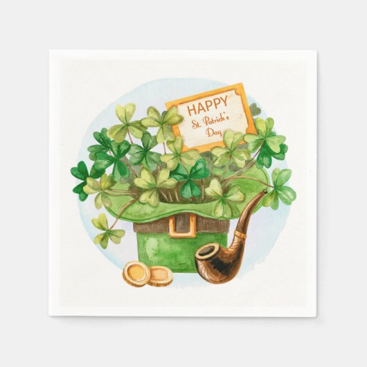 Serviette En Papier Saint Patrick (Devant)
