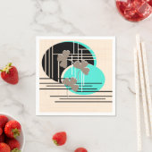 Serviette En Papier Saint Patrick, abstraction (En situation)