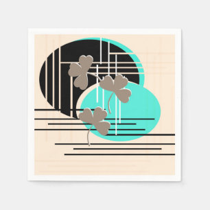 Serviette En Papier Saint Patrick, abstraction