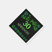 Serviette En Papier Saint Patrick Day Anniversaire Faisons shamrock (Coin)