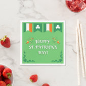 Serviette En Papier Saint-Patrick Moderne (En situation)