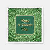Serviette En Papier Saint Patrick’s day scintillant parties scintillan (Devant)