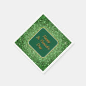 Serviette En Papier Saint Patrick’s day scintillant parties scintillan (Coin)