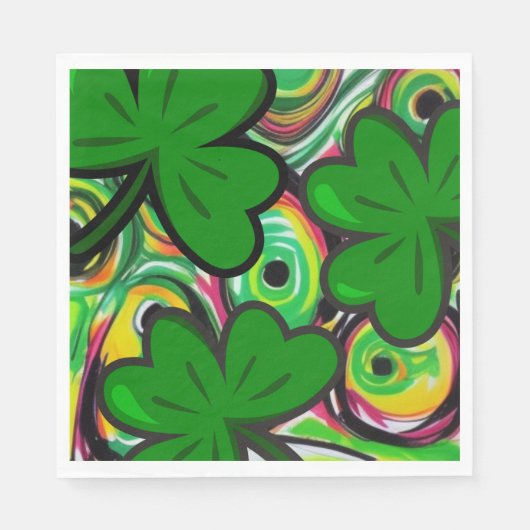 Serviette En Papier Saint Patrick's Day (Devant)
