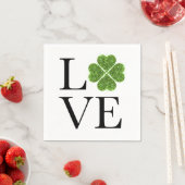 Serviette En Papier Saint Patrick's day - Amour | shamrock de parties  (En situation)