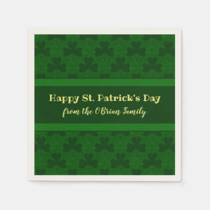 Serviette En Papier Saint Patrick's Day Customisé
