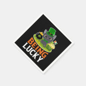 Serviette En Papier Saint Patrick's Day Être chanceux (Coin)