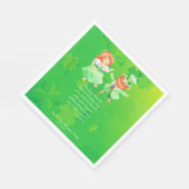 Serviette En Papier Saint Patrick's Day Irlandais Elfes Dancing Jig (Coin)