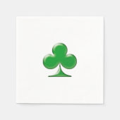 Serviette En Papier Saint Patrick's Day Irlandais Green Clover Shamroc (Devant)