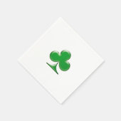 Serviette En Papier Saint Patrick's Day Irlandais Green Clover Shamroc (Coin)