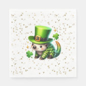 Serviette En Papier Saint Patrick's Day Lucky Hedgehog (Devant)