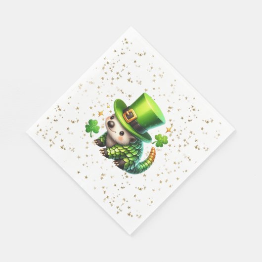 Serviette En Papier Saint Patrick's Day Lucky Hedgehog (Coin)