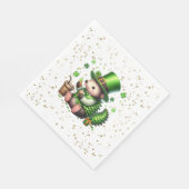 Serviette En Papier Saint Patrick's Day Lucky Hedgehog (Coin)
