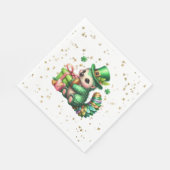 Serviette En Papier Saint Patrick's Day Lucky Hedgehog (Coin)