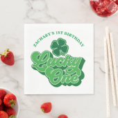 Serviette En Papier Saint Patrick's Day Lucky One Anniversday Papier s (En situation)