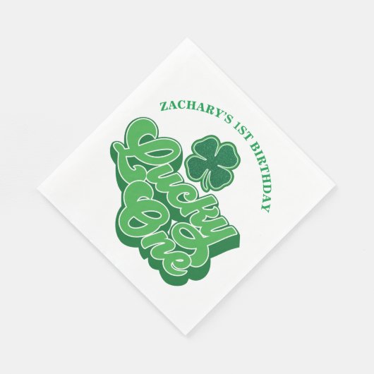 Serviette En Papier Saint Patrick's Day Lucky One Anniversday Papier s (Coin)