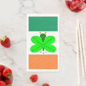 Serviette En Papier Saint Patrick's Day Papier papillon serviettes (En situation)