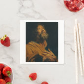 Serviette En Papier Saint Peter par Antoon van Dyck (En situation)