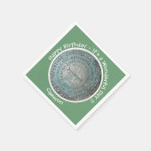 Serviette En Papier Saint Regis Mountain USGS Points de référence (Coin)