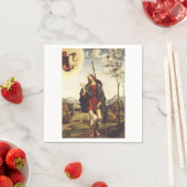 Serviette En Papier Saint Roch par Francesco Francia (En situation)