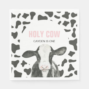 Serviette En Papier Saint vache Je suis une vache Imprimer l'anniversa